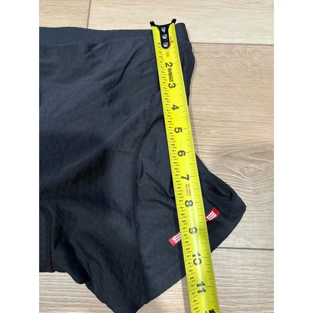 SOUKE SPORTS Women's Padded Cycling Shorts M Black Bicycle Underwear